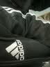 adidas通勤休闲三条纹连帽夹克早秋外套卫衣男装阿迪达斯轻运动   黑色/白   M 实拍图