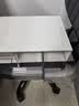 得力（deli）一层三格桌面收纳盒 抽屉式办公室书桌用品文具文件分类多层储物盒 防尘盒 白色PK106 实拍图