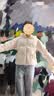森马（Semir）羽绒服女冬90绒子短款三防花苞帽25高蓬防风连帽外套109725113028 实拍图