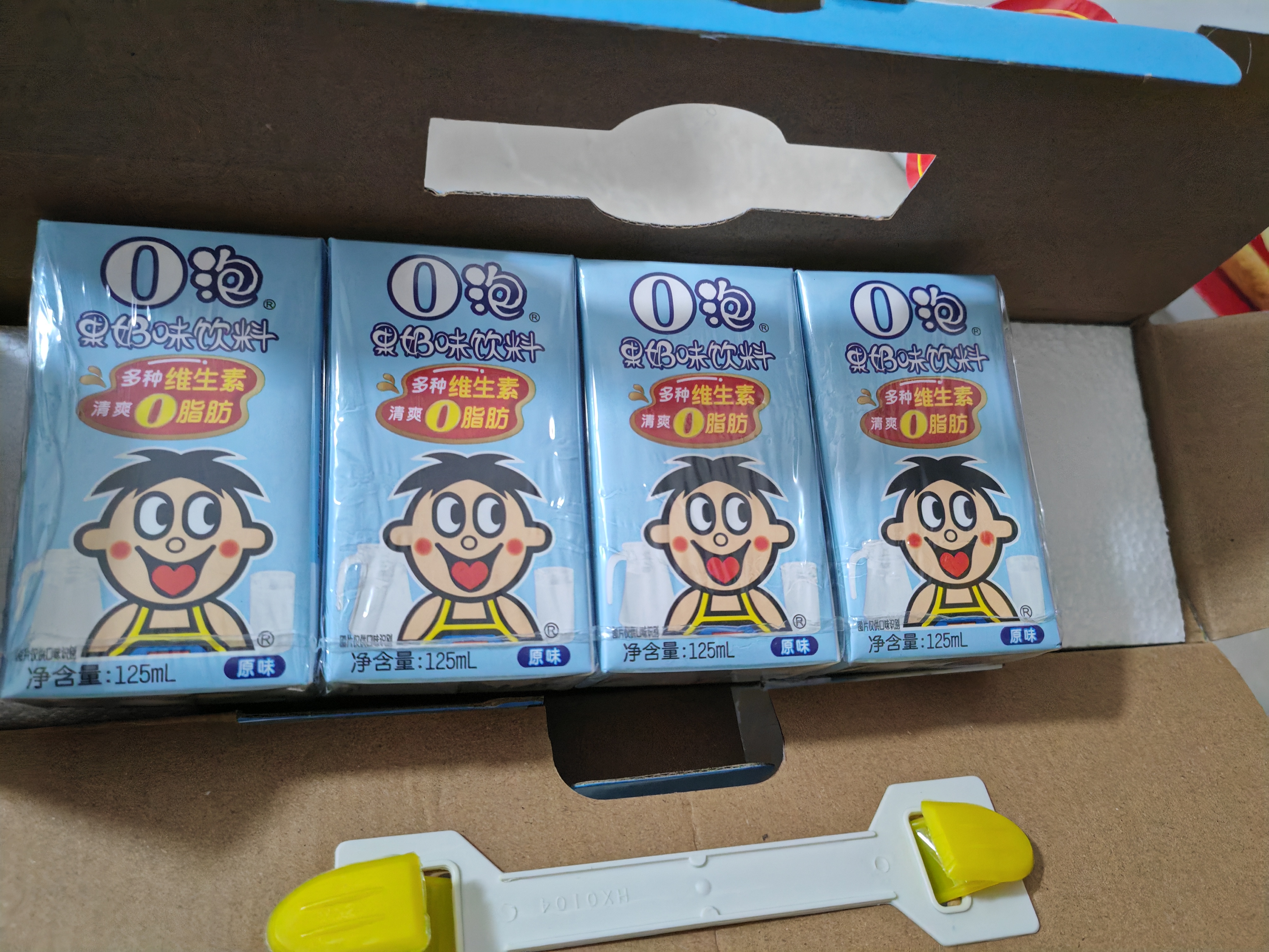 旺旺O泡果奶味饮料125ml*20盒 礼盒装 中秋送礼 实拍图