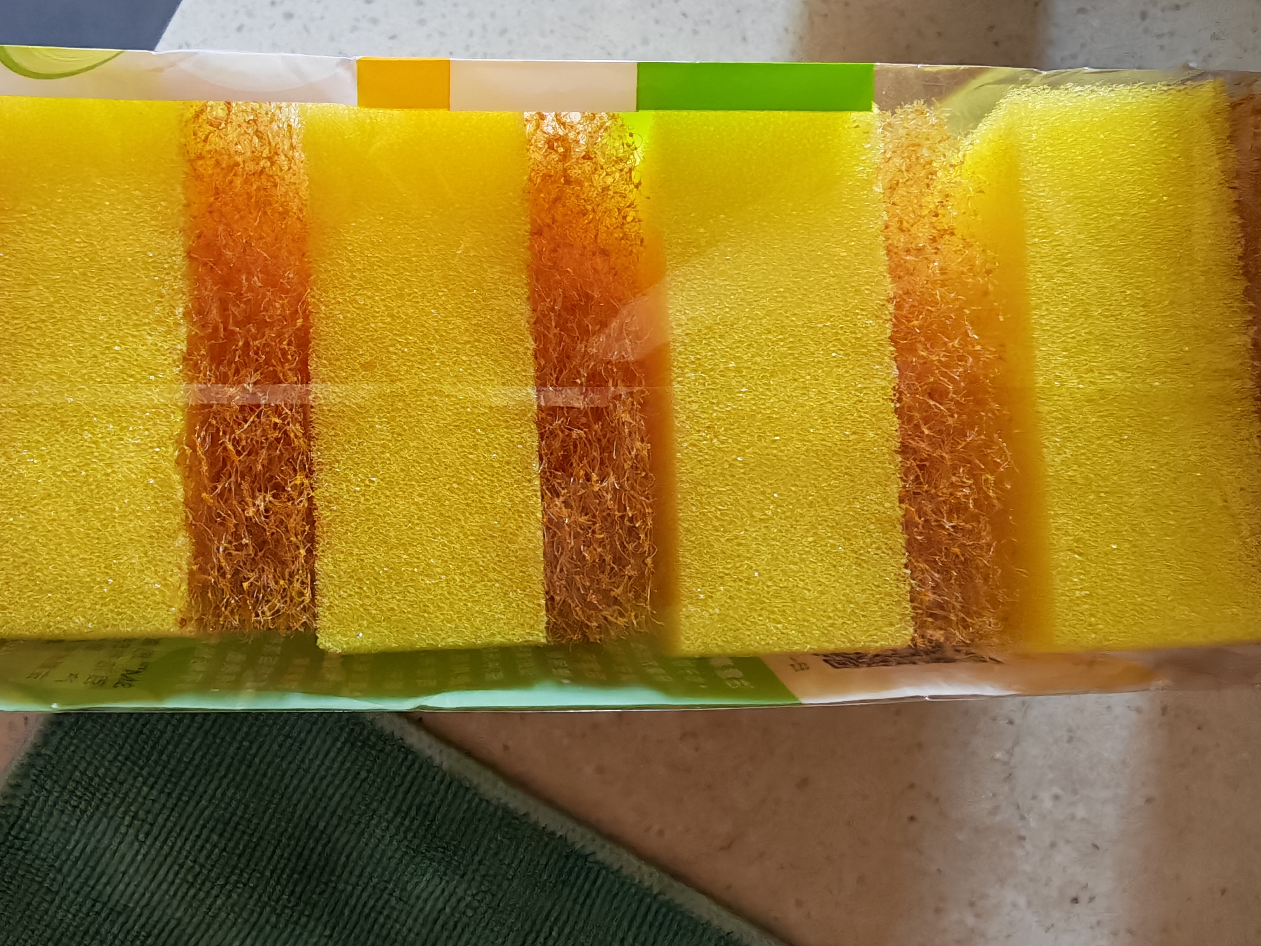 3M思高抗菌防刮擦洗碗布 5片装洗碗海绵百洁布厨房吸水经典款抹布 实拍图
