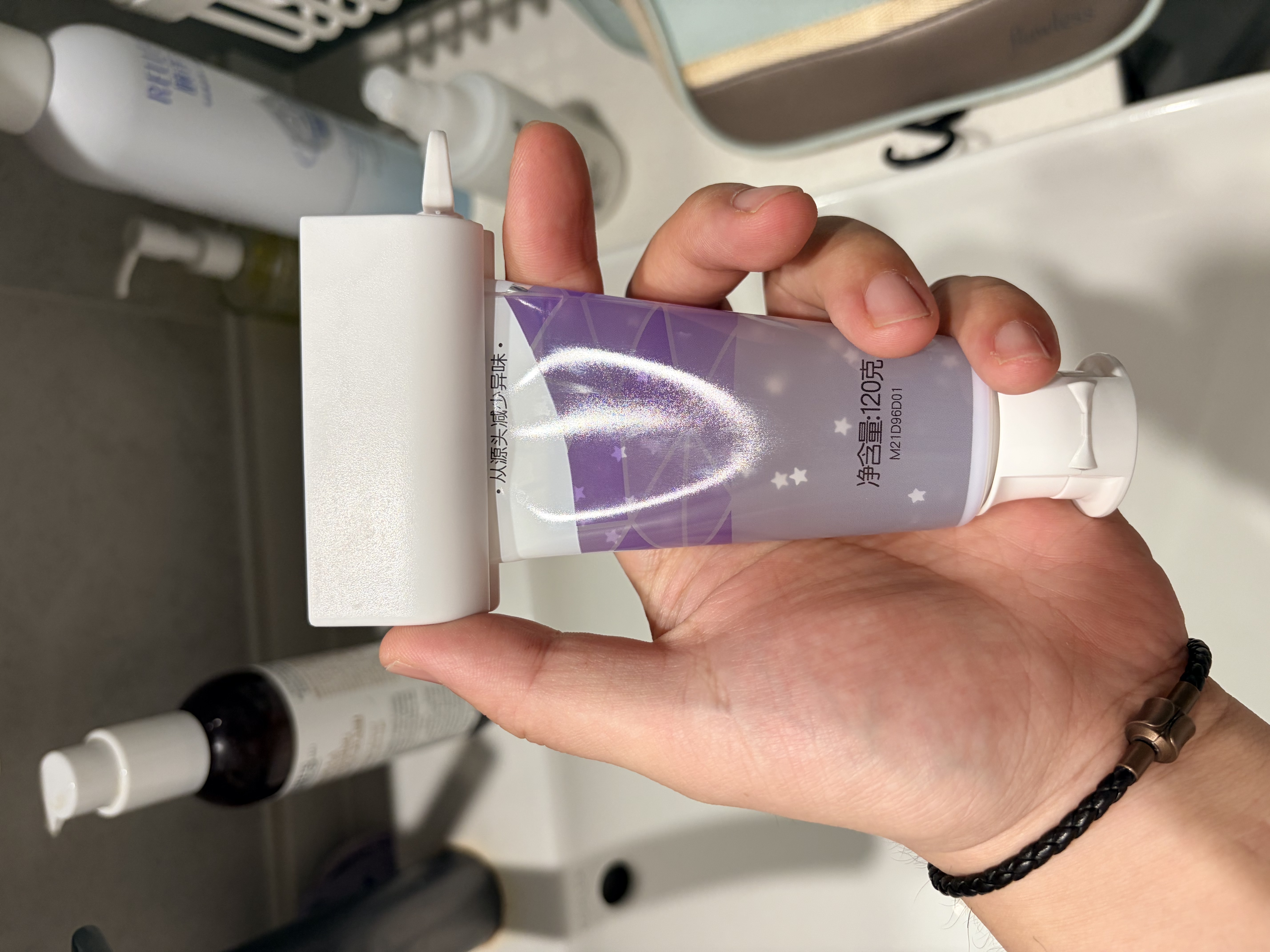 舒客清新锁香氛牙膏去黄口臭美白成人含氟抗糖锁白久120g*3 实拍图