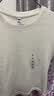 优衣库罗纹圆领短T恤/短袖女装484457 01 乳白色 M 实拍图