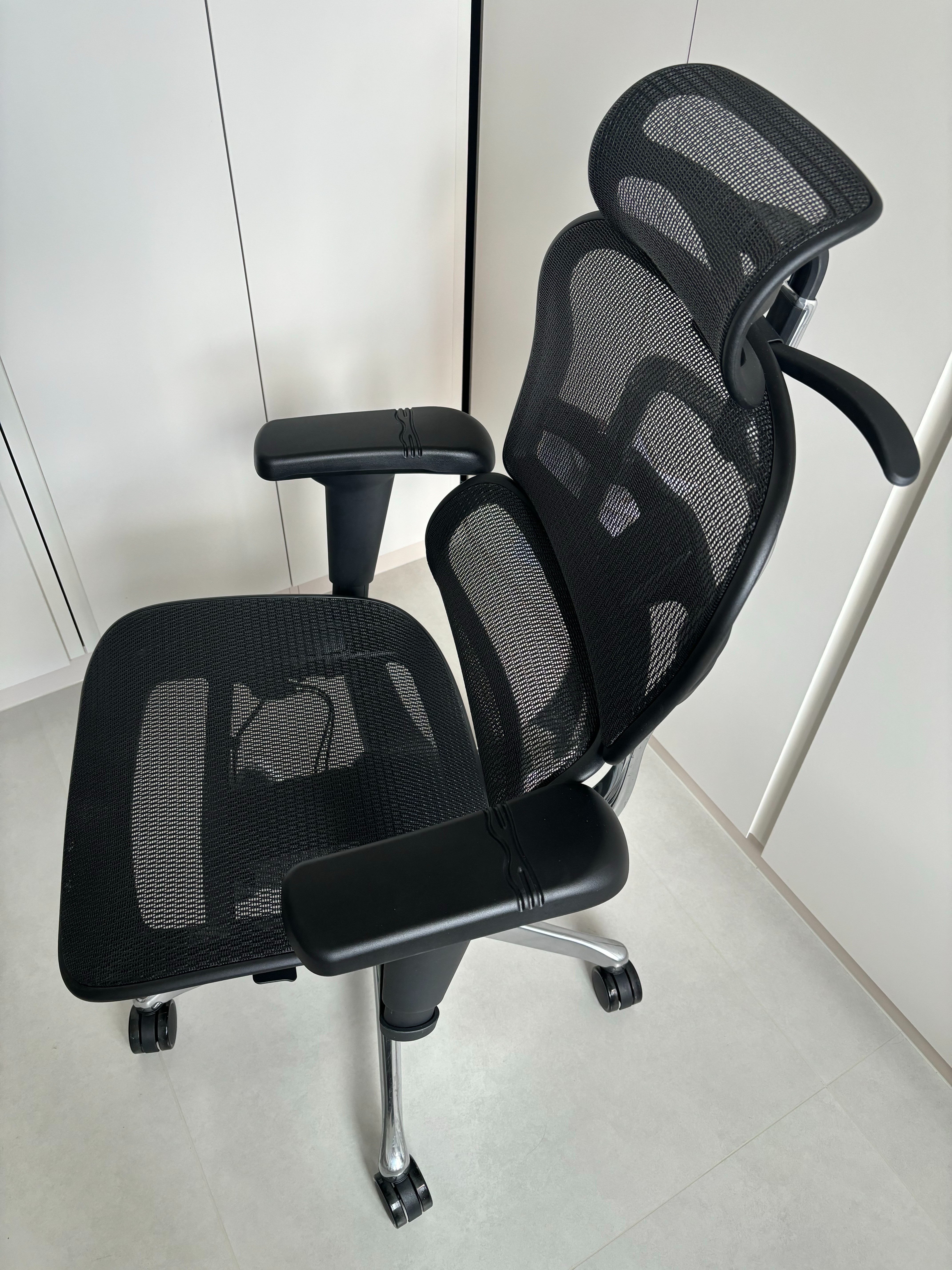 Ergonor保友金豪b雄鹰/悦动 人体工学椅电脑椅 电竞椅办公椅子可躺老板椅 黑色网 实拍图