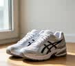 亚瑟士ASICS网面跑鞋百搭男鞋缓震运动鞋透气跑步鞋 GEL-CONTEND 4 白色/银色 40.5 实拍图