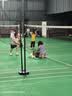 尤尼克斯（YONEX）羽毛球鞋减震防滑舒适亲子款青少年SHB220JRCR白粉34 实拍图