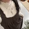 猫人白色打底衫女秋冬新款可外穿半高领木耳边针织中领高级感保暖上衣 实拍图
