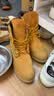 添柏岚（Timberland）踢不烂经典大黄靴高帮马丁靴户外防水真皮宽版男 10061W 41.5 实拍图