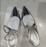 CHARLES&KEITH质感链条尖头高跟凉鞋子女鞋生日礼物送女友CK1-60280377 Silver银色 36 (230) 实拍图