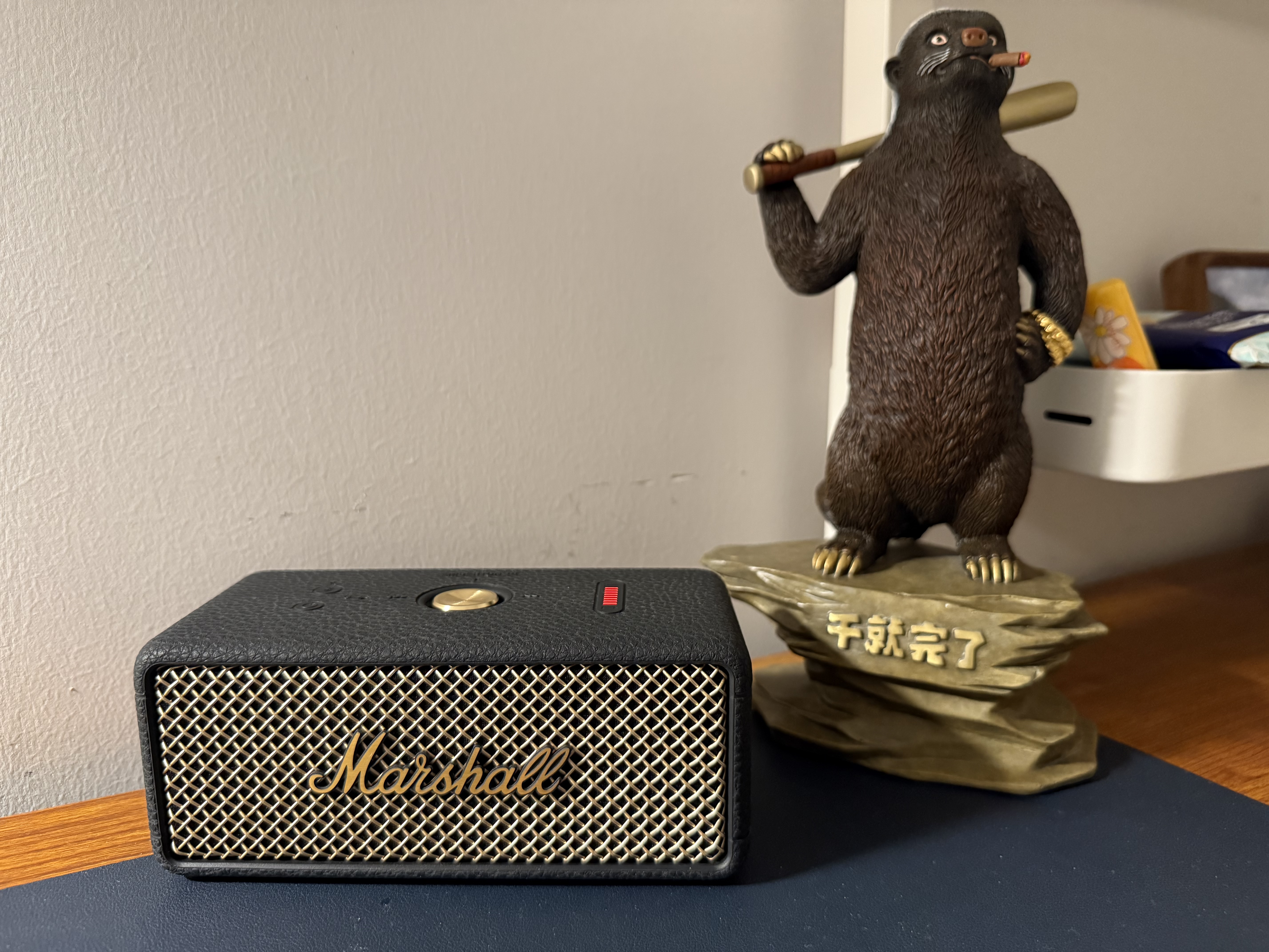 Marshall（马歇尔）EMBERTON III 音箱便携3代蓝牙家用户外防水长续航生日礼物小音响京东独家 复古黑 实拍图
