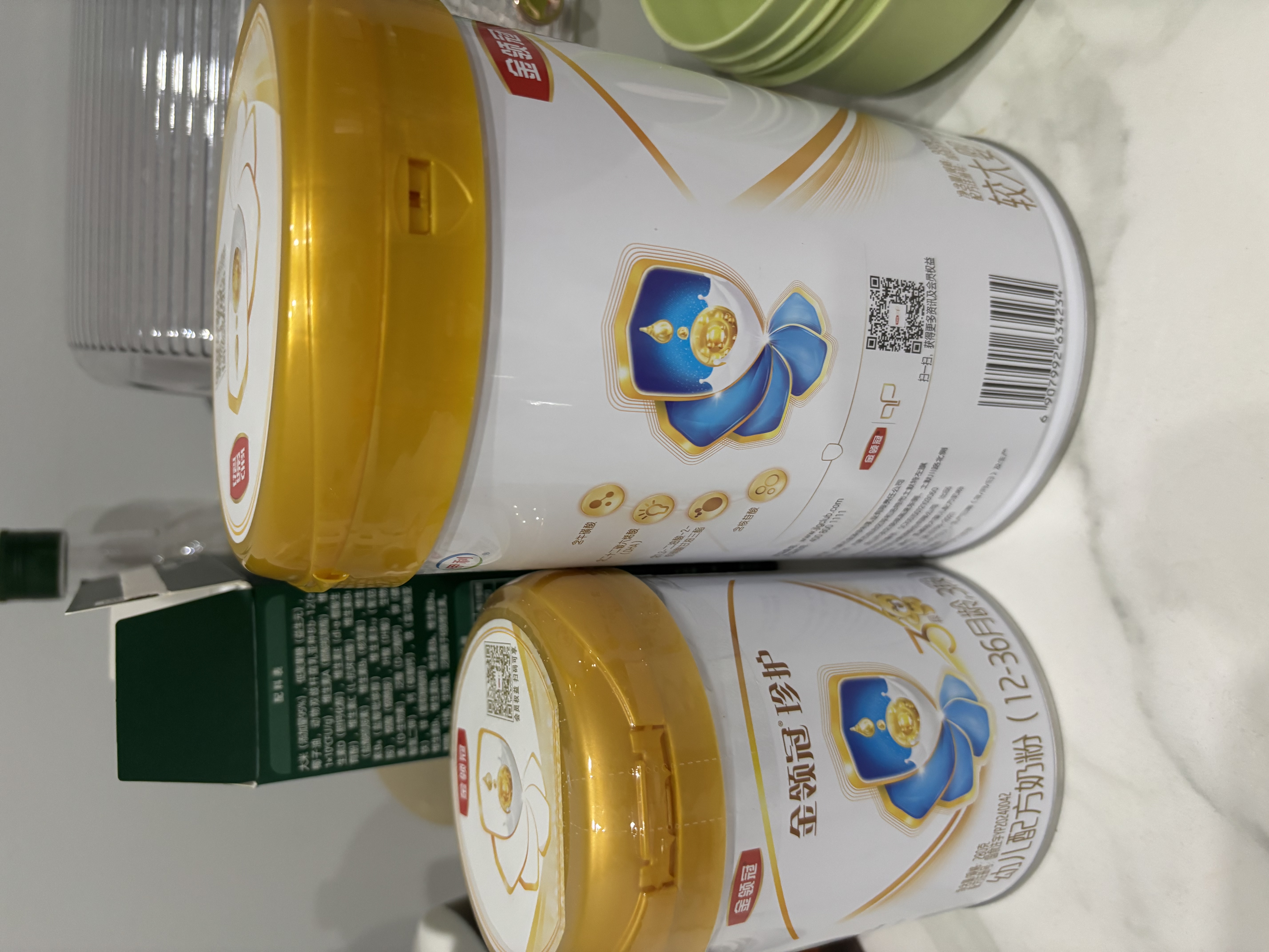 伊利金领冠珍护较大婴儿奶粉2段6-12月900g*1罐 HMO乳源/28天新鲜到家 实拍图