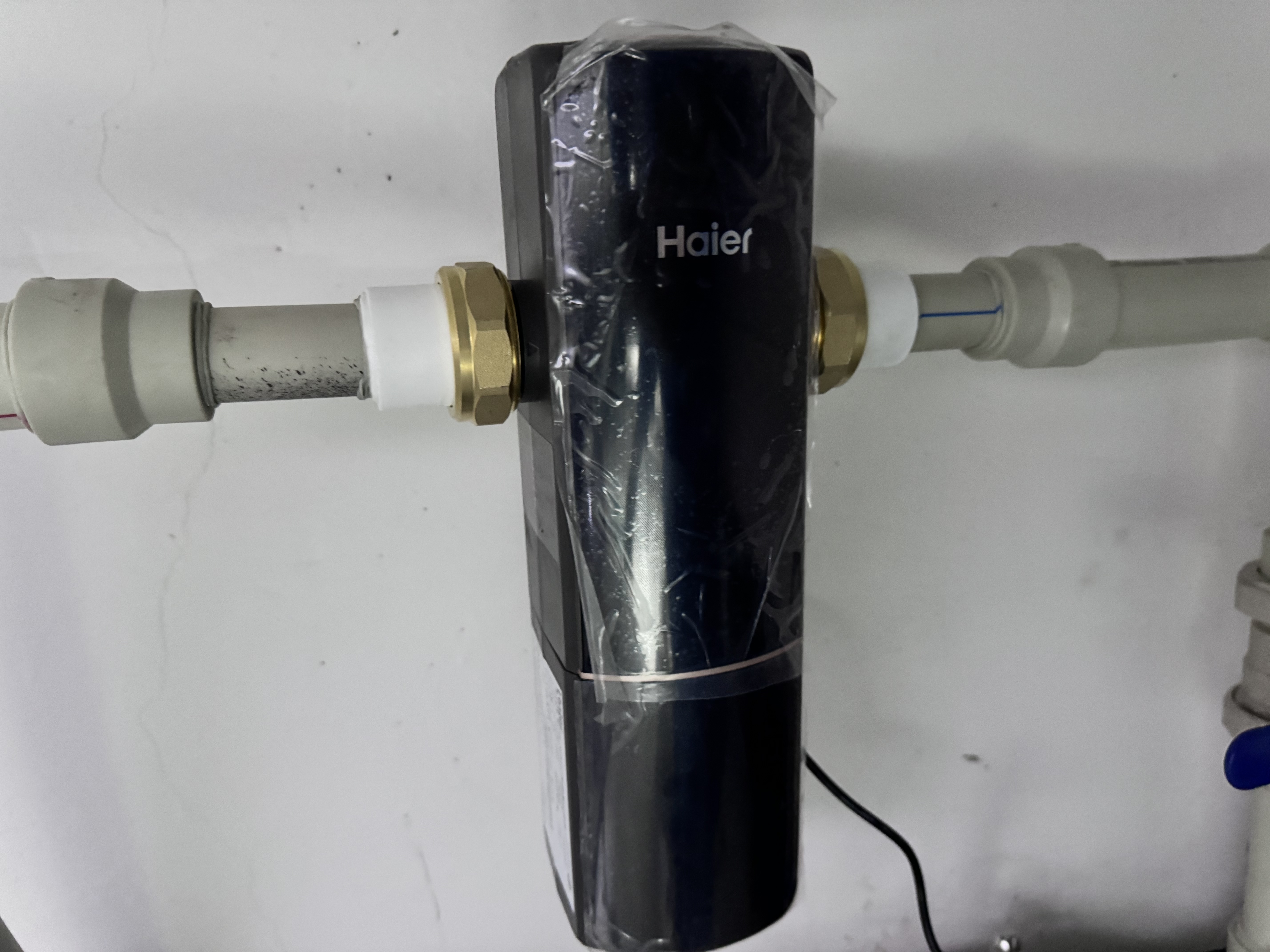 海尔（Haier）前置过滤器培林自净化五涡轮AI感压自动反冲洗钛金滤网超大通量家用自来水全屋净水器XFAZ11 实拍图