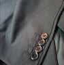 罗蒙西服套装男士修身职业正装西装套装商务伴郎服新郎服结婚礼服男装 实拍图