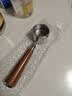 CLITON咖啡机手柄咖啡萃取手柄配件通用无底意式不锈钢实木手柄51mm 实拍图