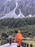 三峰出 三峰雨衣 三峰户外登山徒步 轻量化 男女通用雨衣 袖子款 15D活力橙M码袖子款 实拍图