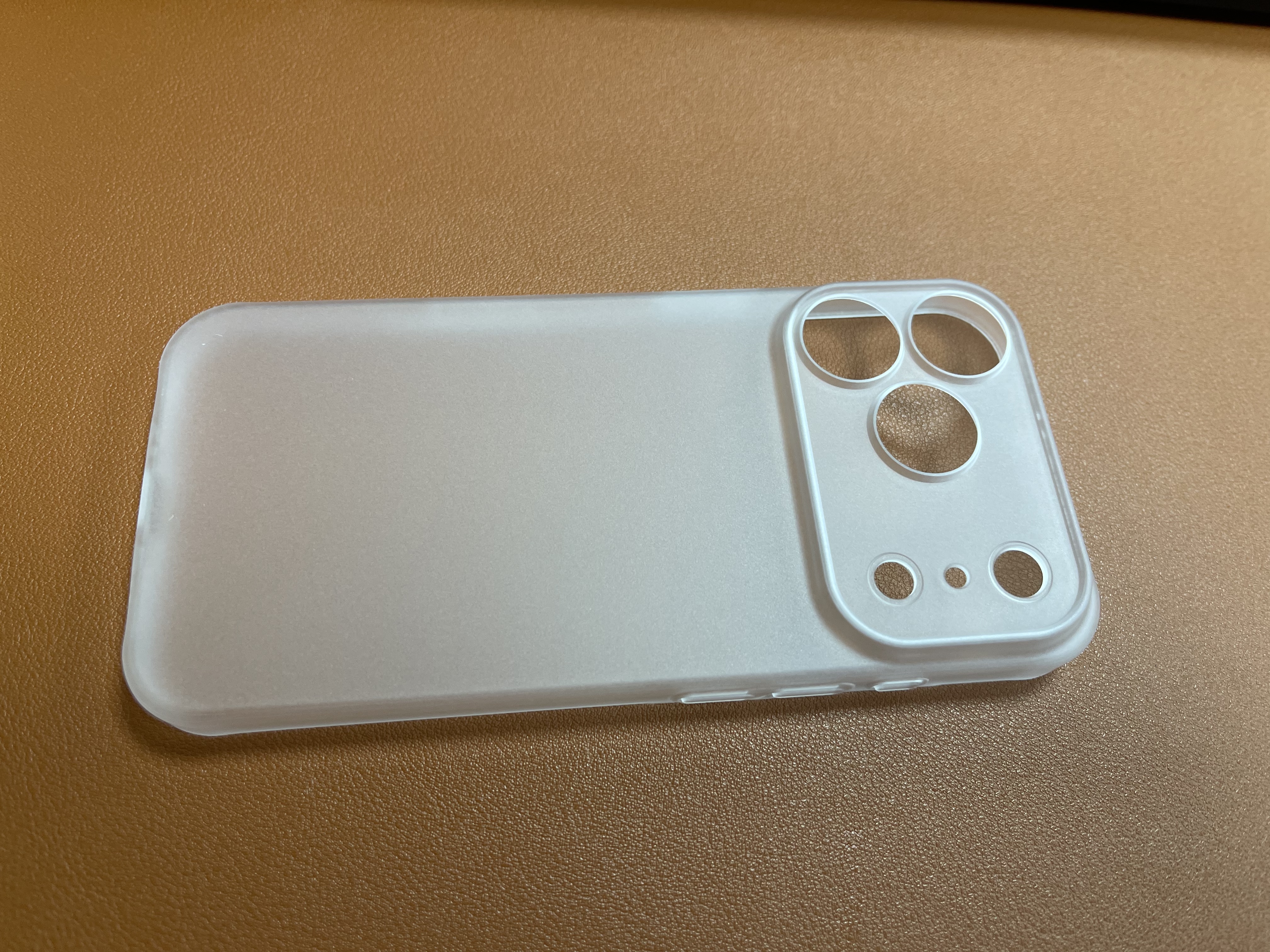第一卫DIVI【相机按键全包】适用苹果18pro手机壳iphone18pro保护套镜头全包超薄防摔磨砂半透明防摔壳 实拍图