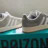 adidas 面包鞋 GRAND COURT BASE 00s休闲板鞋平底鞋男女阿迪达斯 浅灰/白色/树脂黄   42 实拍图