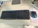 罗技（Logitech）MK275 键鼠套装 无线键鼠套装 办公键鼠套装 全尺寸 商务键鼠套装 带无线2.4G接收器 黑蓝色 实拍图