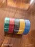3M 150#电工绝缘胶带防潮耐酸碱 电气装修阻燃 多色混装18mm*10m*0.13mm 1桶（5卷）（1500升级款） 实拍图