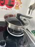 炊大皇 有钛平底锅 304不锈钢煎锅不粘锅可用铁铲蜂窝纹电磁炉煎锅26cm 实拍图