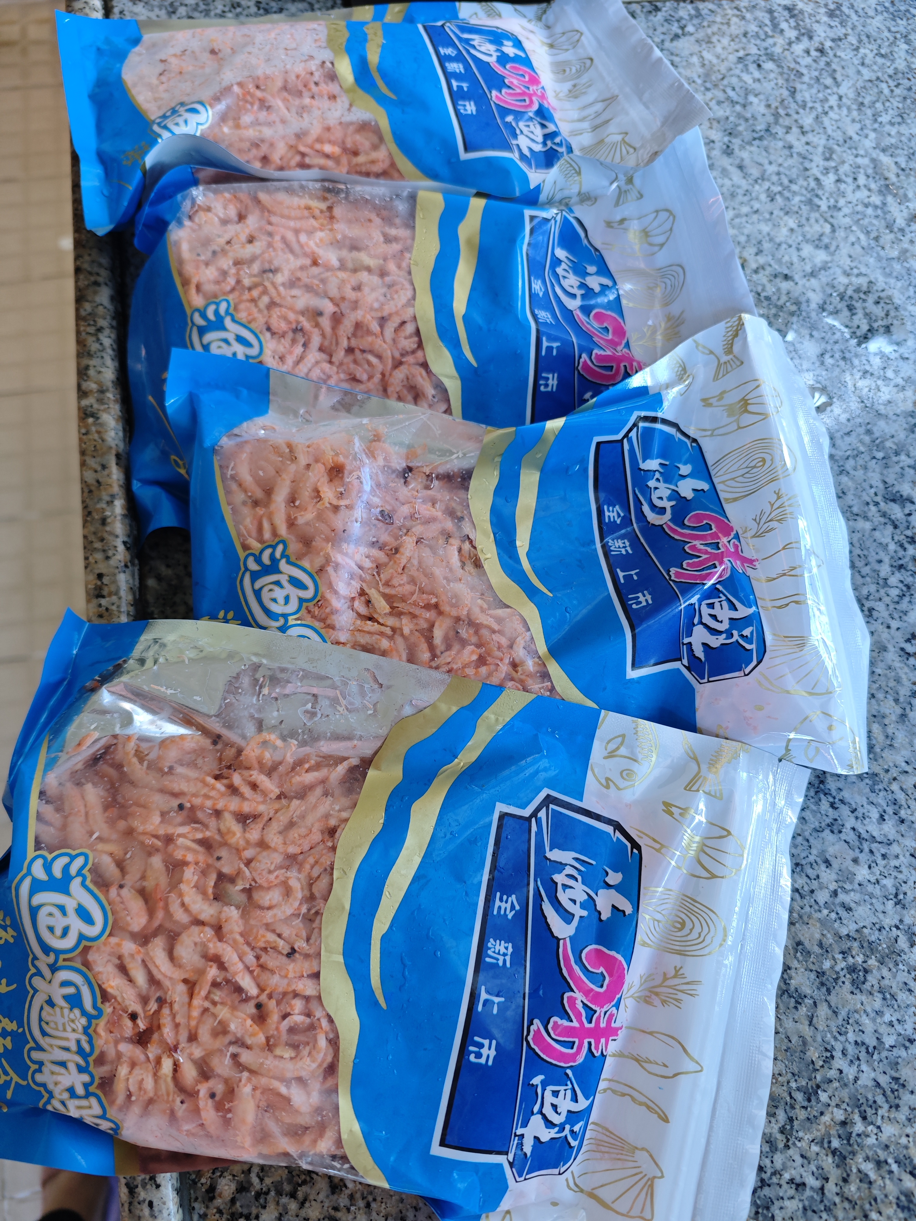 果勋南极磷虾米纯肉虾干4包净重2斤去头软皮磷虾米虾皮虾仁海米磷虾肉 实拍图