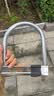FGHGF电动车锁防盗锁摩托车锁抗液压剪自行车锁电瓶车u型锁 【旗舰加粗款】自动上锁+3把钥匙 实拍图