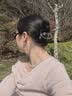 戚小米轻奢风水钻中号抓夹发卡女2026新款高级感发量少后脑勺头发发夹 冰透灰蓝抓夹约8cm-头发少抓得紧 实拍图