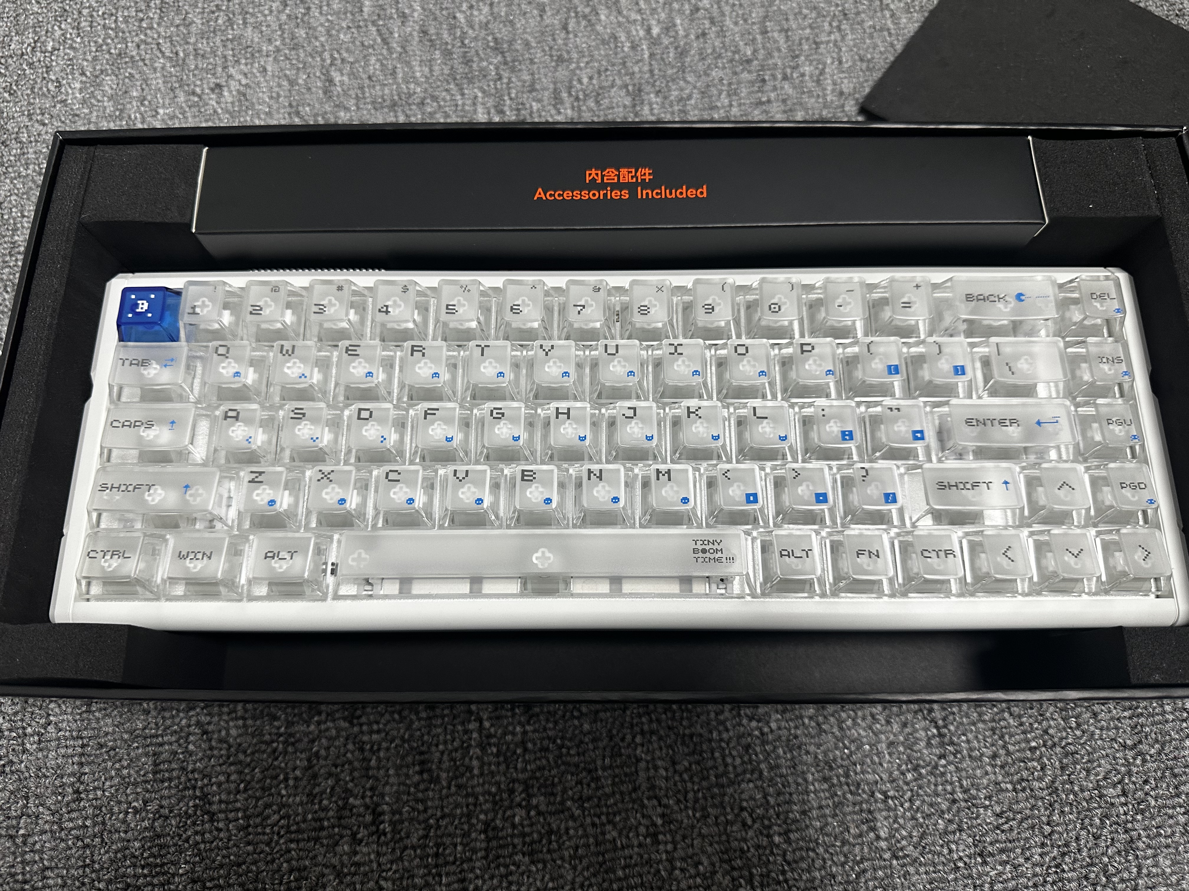 ATKRS6+磁轴键盘 RT客制化电竞游戏机械键盘有线无畏契约68键 RS6+白武士雪刃轴Pro 实拍图