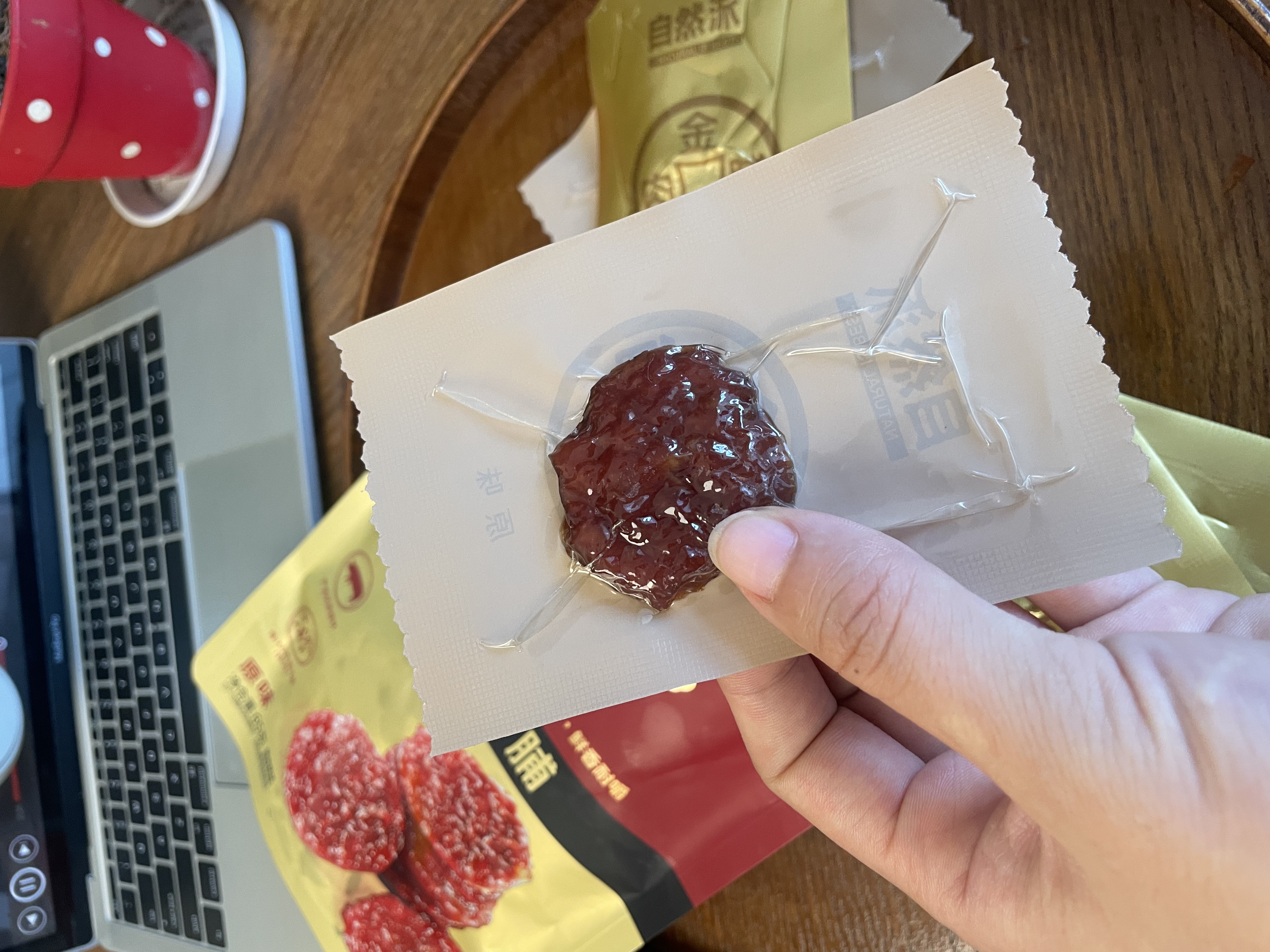 自然派 金钱肉脯原味65g*2袋 老字号猪肉脯肉干办公室休闲零食独立包装 实拍图