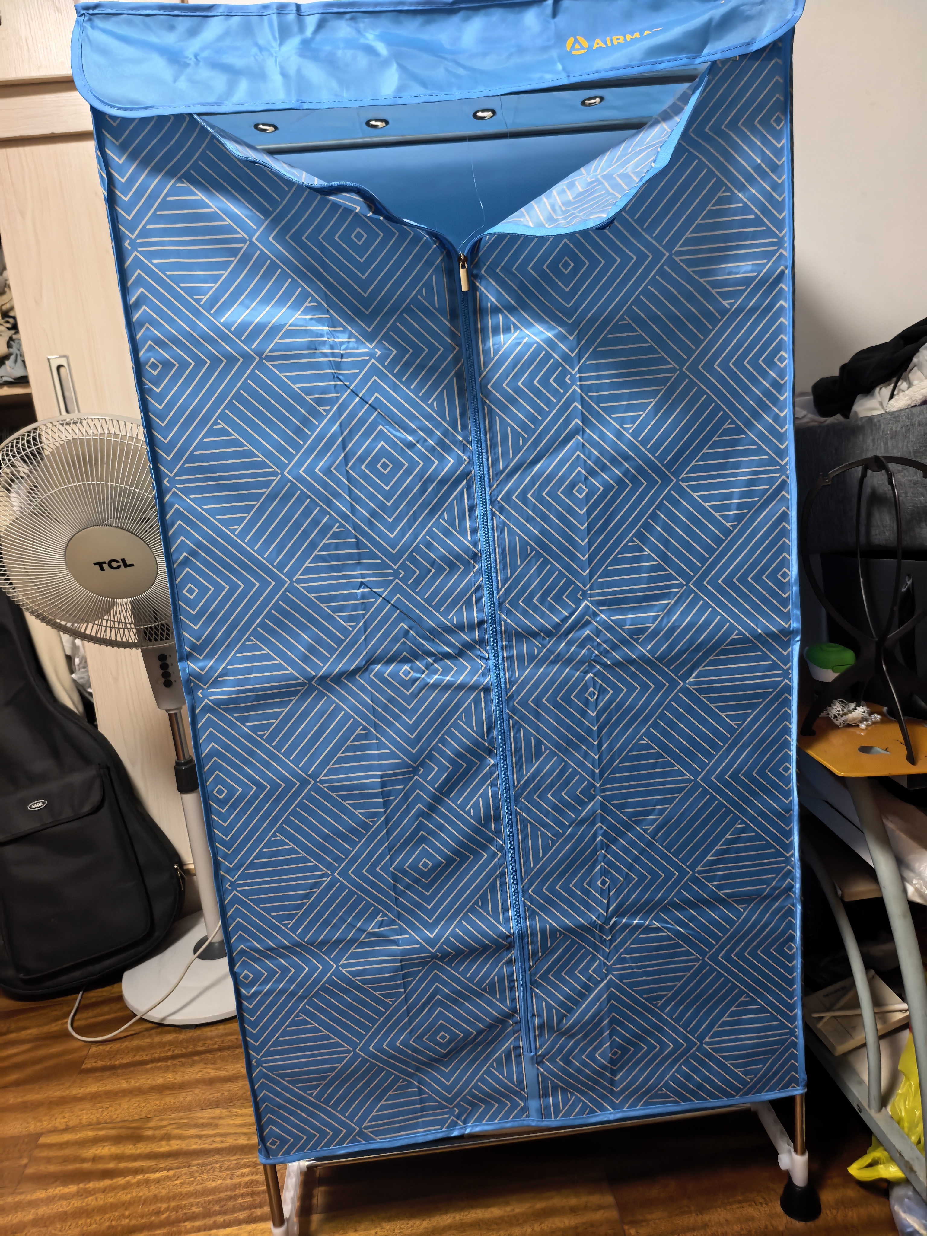 艾美特（AIRMATE）【双层大容量】烘干机家用干衣机烘衣机暖风机470L衣柜式定时婴儿内衣消毒机小型风干机 HG12-K5 实拍图
