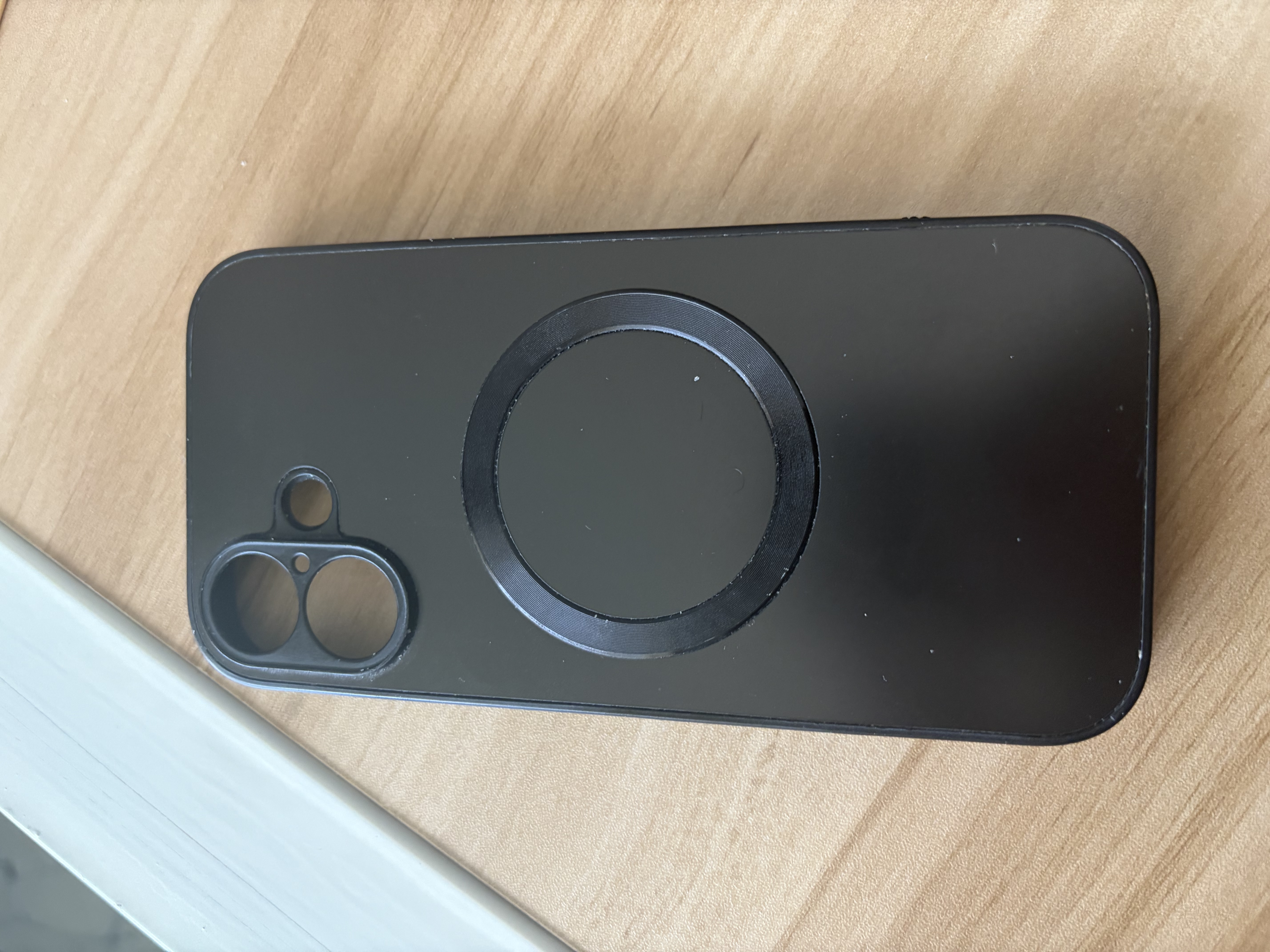 奶小鸭【AG磨砂】适用苹果17手机壳 iphone17保护套magsafe磁吸充电超薄磨砂全包防摔男女款 石墨黑 实拍图