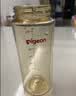 贝亲（Pigeon）自然离乳 PPSU重力球吸管双把手奶瓶 330mL 12月+ AA253 实拍图