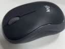 罗技（Logitech）M185鼠标 无线鼠标 办公鼠标 对称鼠标 黑色灰边 带无线2.4G接收器 实拍图