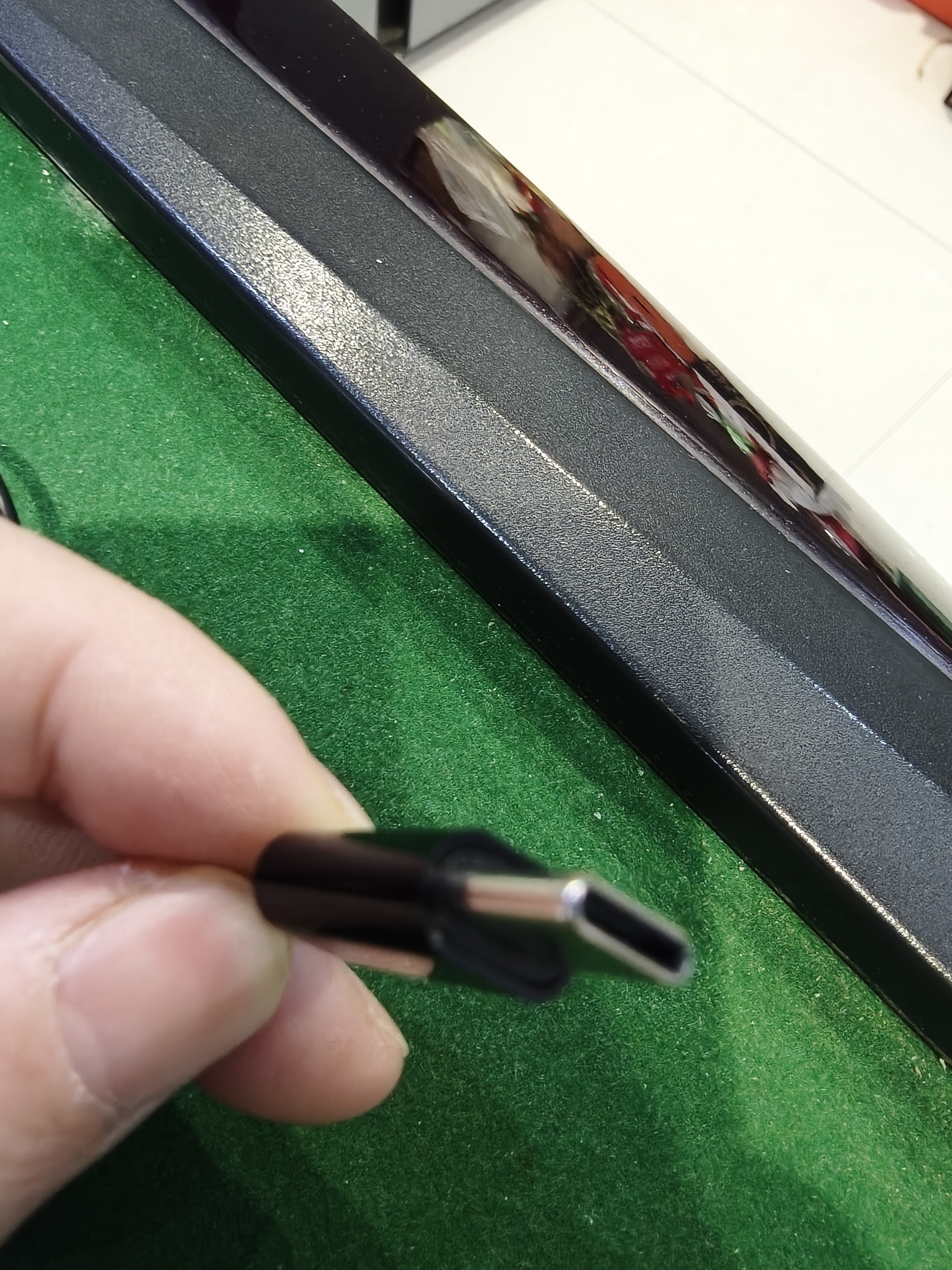 纽曼（Newmine）【TOP榜热卖】NM-LK06 type-c耳机线控有线音乐手机数字耳机type-c版半入耳式音量调节增强版 黑色 实拍图