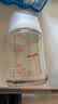 贝亲（Pigeon）玻璃奶瓶宽口径防胀气160ml S号奶嘴 1月+ AA186  实拍图