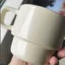 奶油色坐姿可爱帕恰狗马克杯子高颜值陶瓷杯ins风水杯家用 小狗叠叠杯 1个 280ml 实拍图