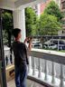 金贵夫人升降晾衣架手摇阳台晾衣杆凉台晒衣架室内双杆凉衣架 银色2.4米 实拍图
