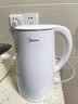 美的（Midea）电热水壶烧水壶1.7L304不锈钢0涂层双层隔热自动断电1500W养生冲奶2026新款 MK-SH17M130 实拍图