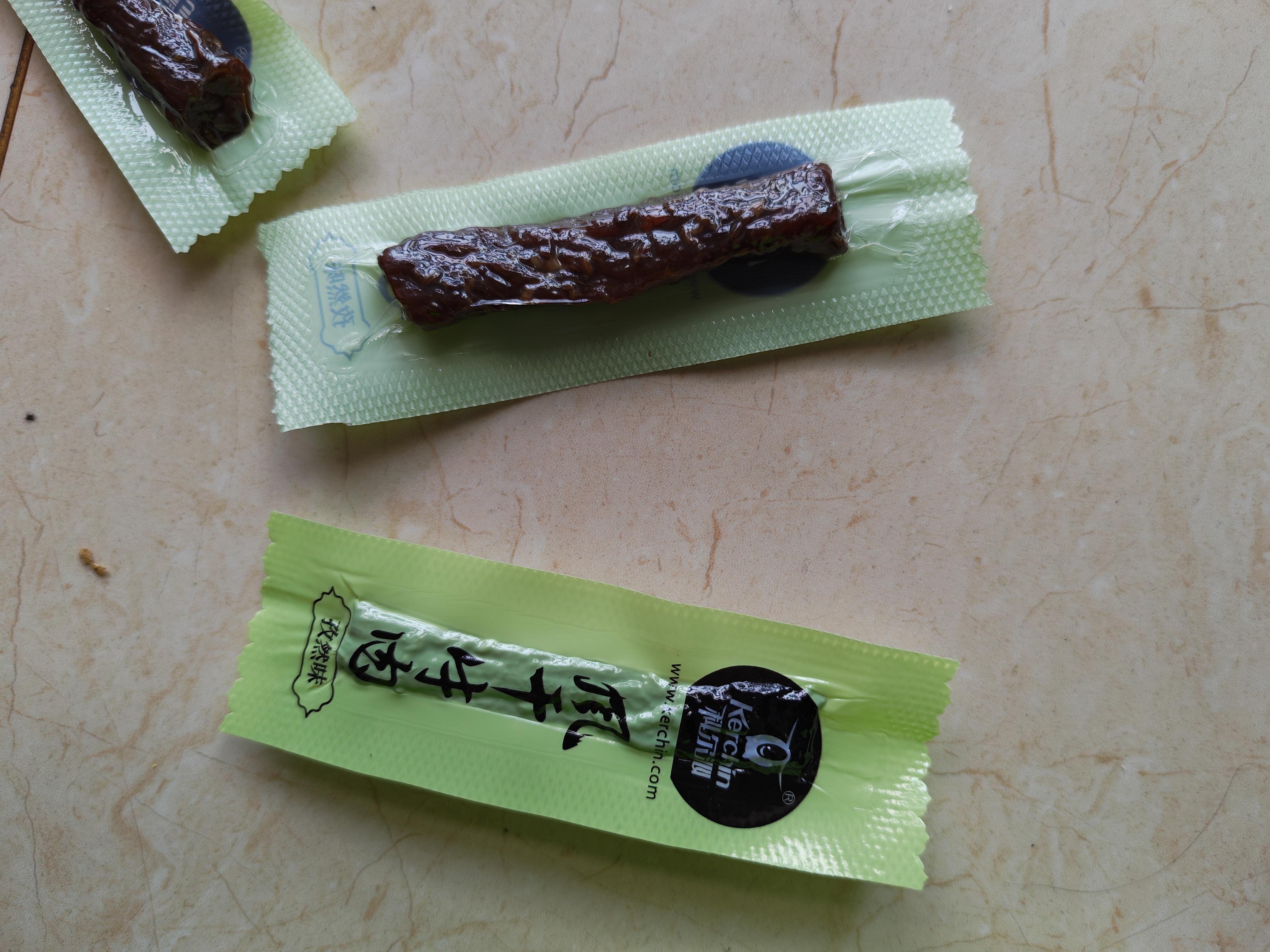 科尔沁风干牛肉干孜然味400g净重 高蛋白休闲零食肉干肉脯 0添加防腐剂 实拍图