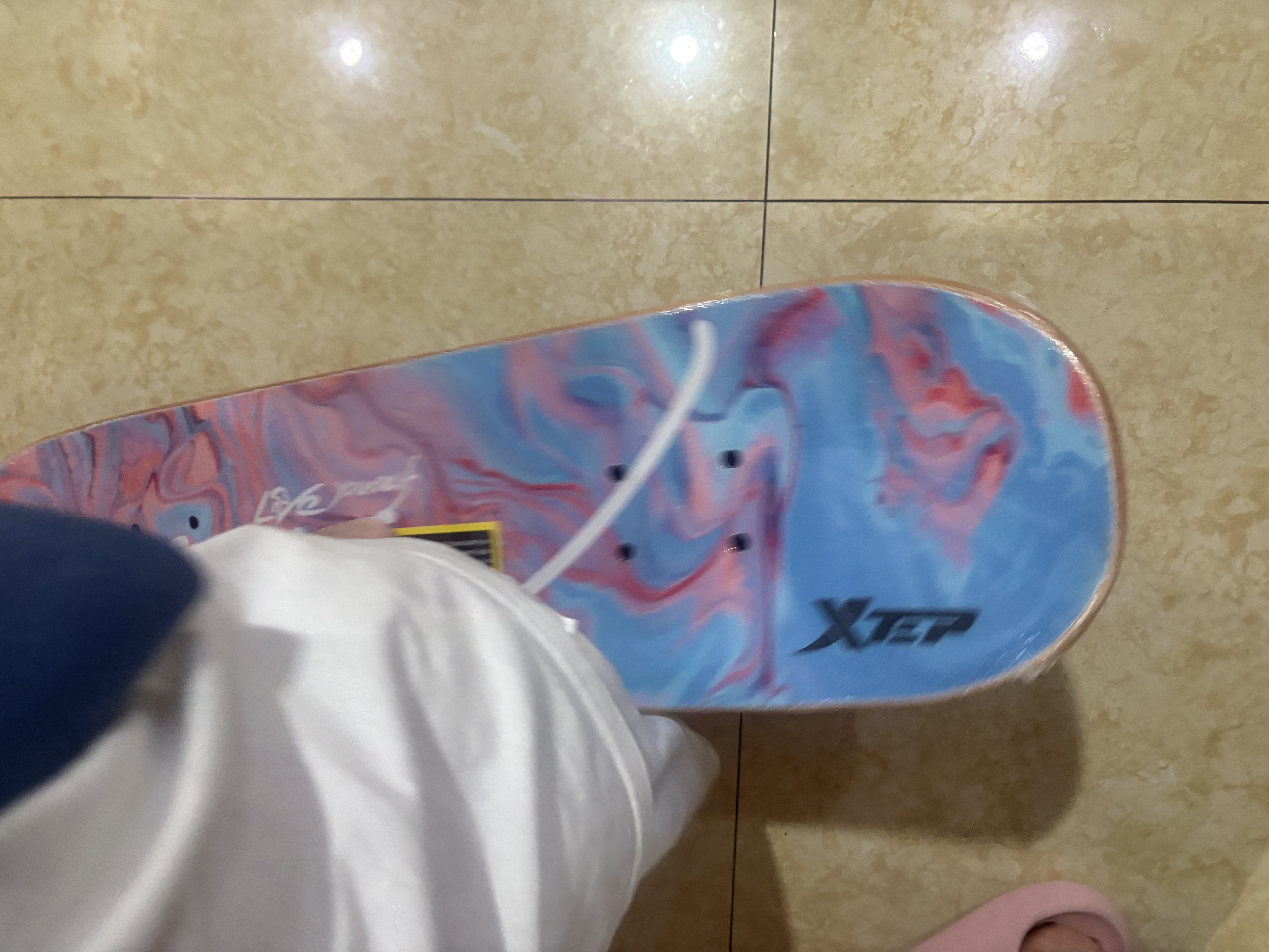 特步（XTEP）儿童滑板双翘板男女专业款青少年初学者【中小学滑板课程必备】 实拍图