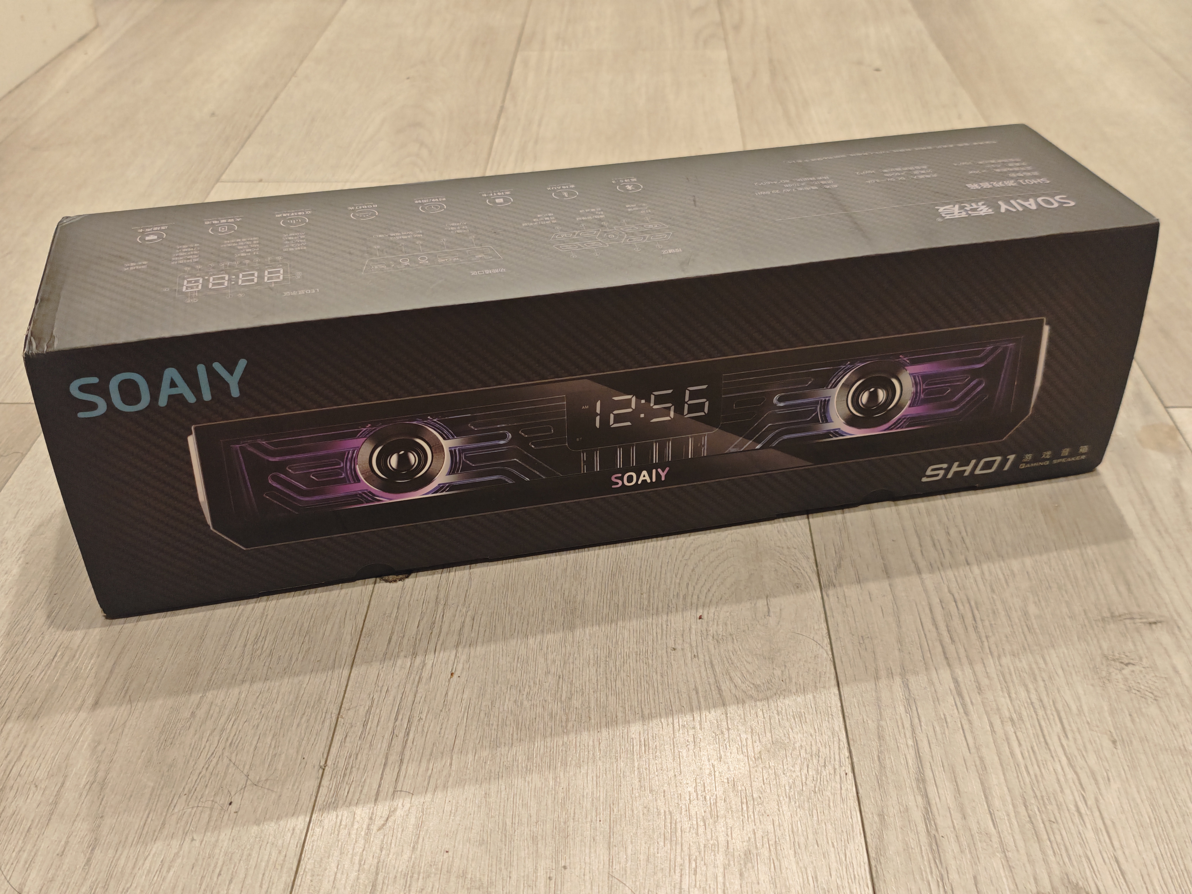 索爱（soaiy）电脑音响专业电竞PS5游戏长条音箱台式笔记本桌面蓝牙大功率音乐看剧SH01礼物送男友 实拍图