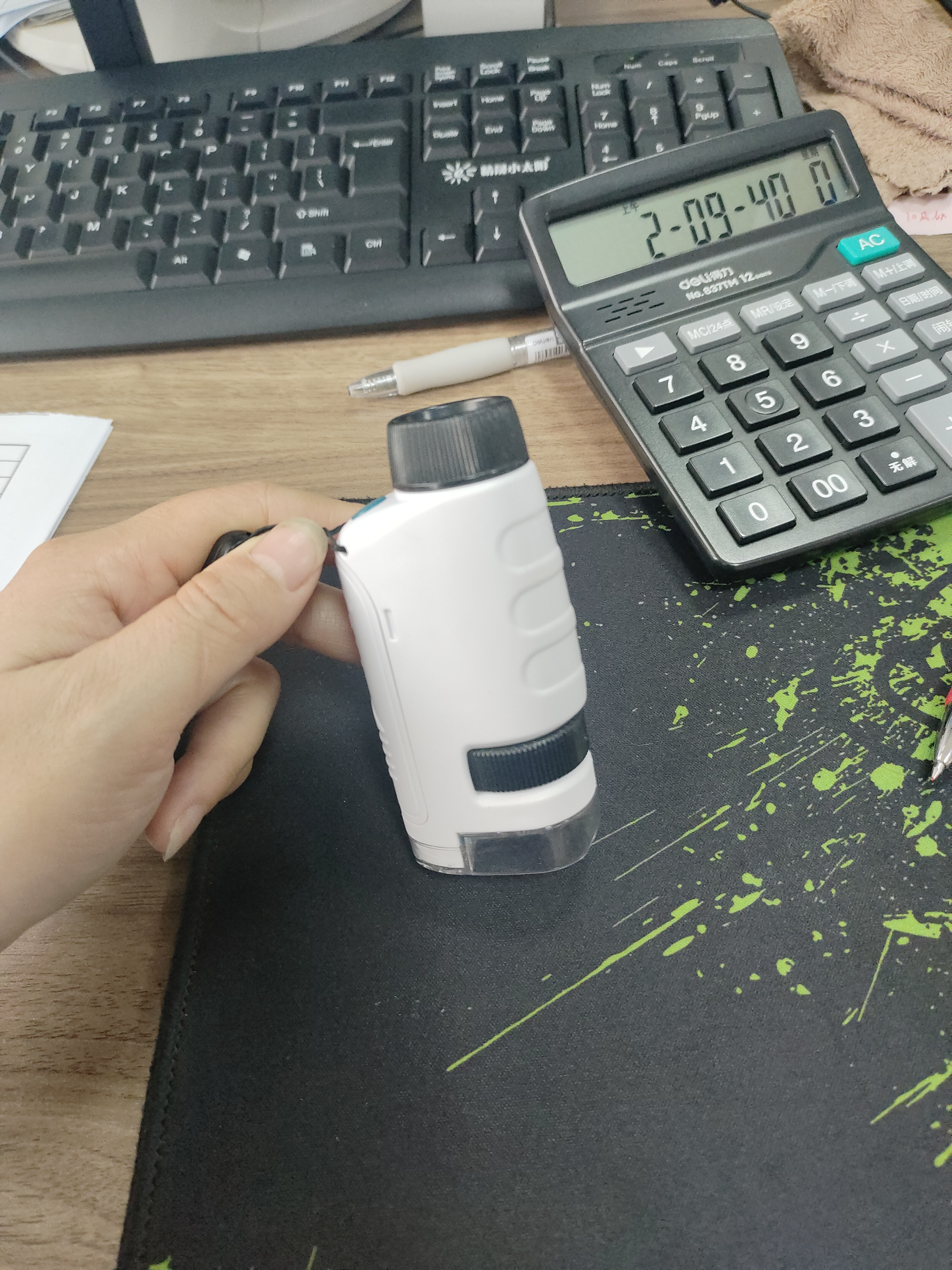 鑫思特（XST）儿童便携式手持显微镜玩具初小学标本科学实验高倍放大镜生日礼物 实拍图