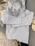 骆驼（CAMEL）三防冲锋衣户外登山服防风防水防污三合一运动外套 AD22263513X，抓绒内胆 月光蓝 女 M 实拍图