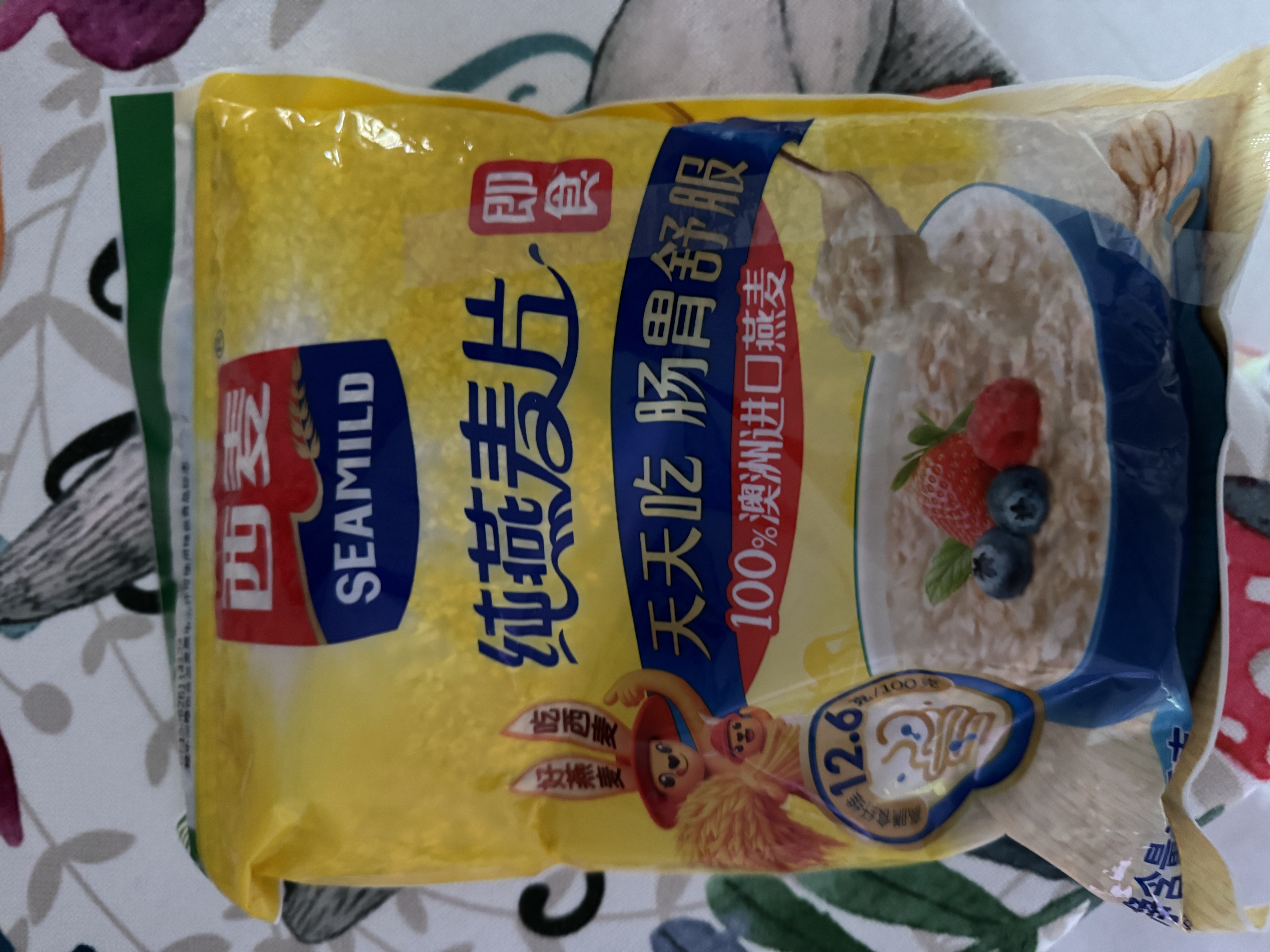 西麦即食燕麦片1000g袋谷物代餐营养早餐无额外添加蔗糖 实拍图