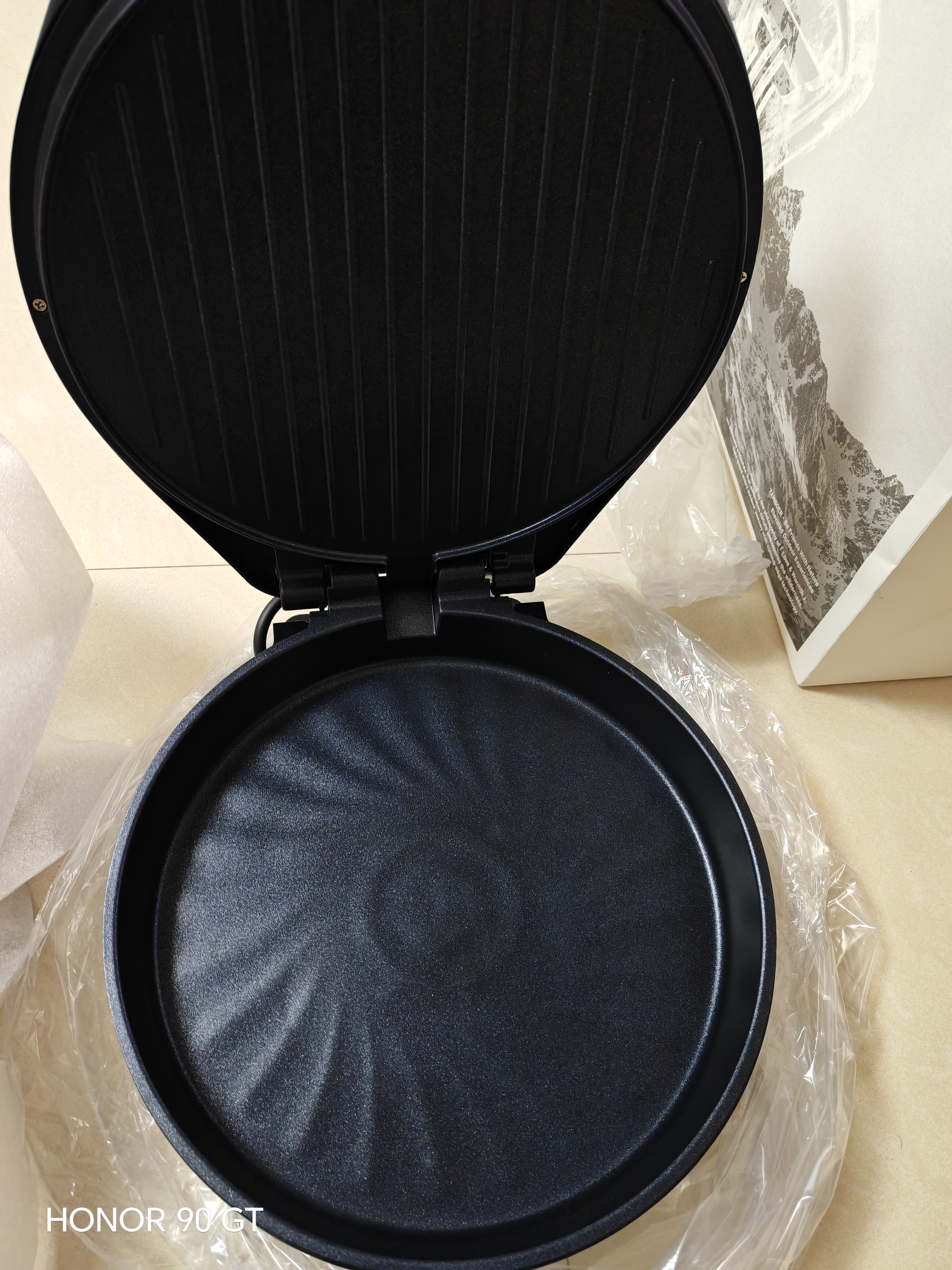 利仁（Liven）电饼铛抗菌家庭用36mm加深1800W大火力双面加热电饼档烙饼锅煎饼锅烤肉锅三明治早餐机LR-J3076 实拍图