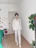 LULU CARTER蔡徐坤同款真丝睡衣男女情侣款秋冬季高端桑蚕丝家居服条纹礼盒装 黑色条纹男款-长袖长裤 【现货秒发】 L 【建议100-120斤】 实拍图