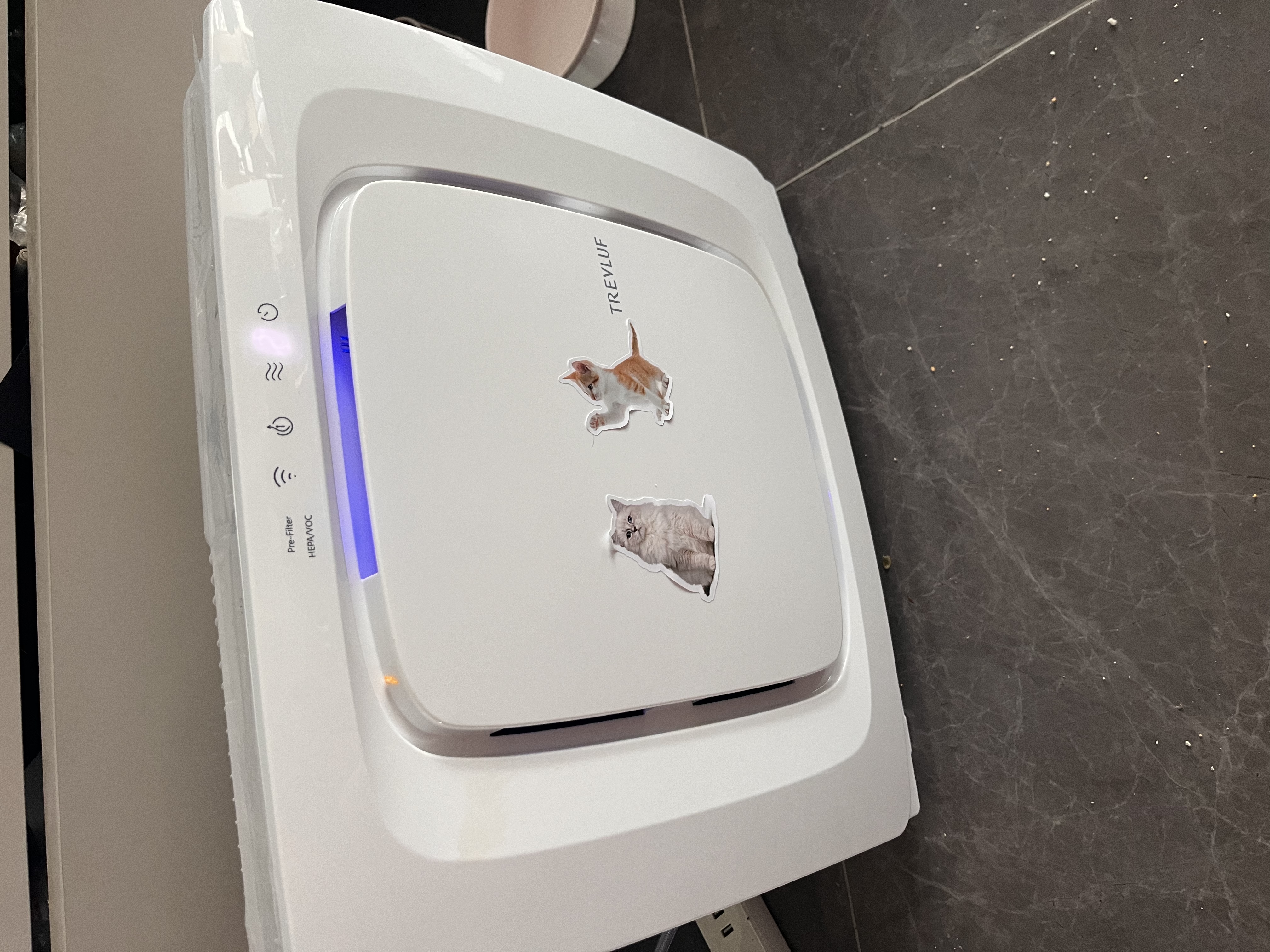 TREVLUF瑞沃弗宠物空气净化器吸猫狗毛吸浮毛除异味除臭除敏除甲醛消毒除菌hepa滤网养宠除毛除烟味神器 Pro 智能款｜1~5 只猫狗 APP 远程控制 强劲吸浮毛丨30天免费试用丨杀菌除臭除醛 实拍图