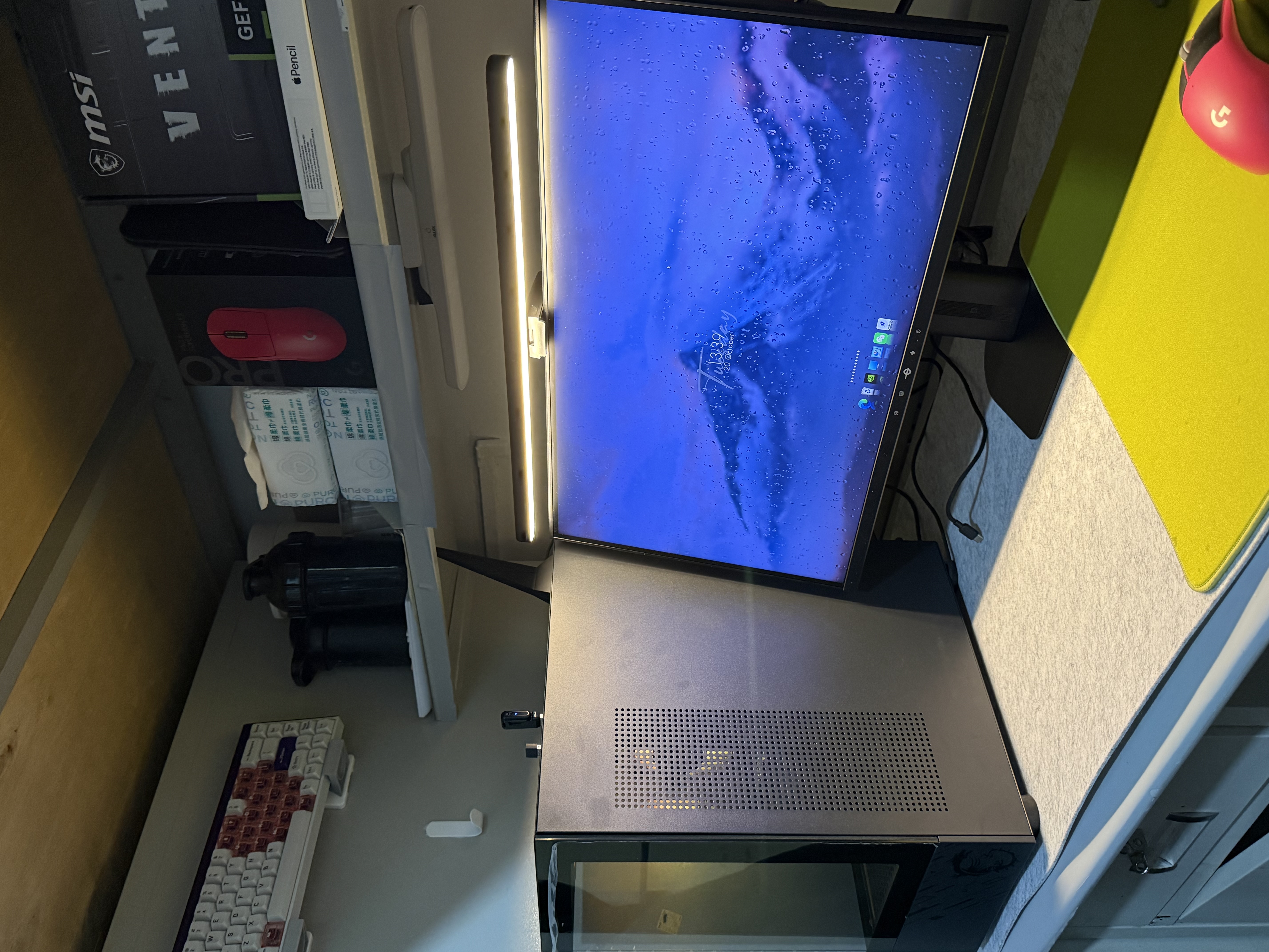 泰坦军团24.5英寸双侧入光屏2K 275Hz DyDs0.5ms HDR500耳机挂架 硬件低蓝光 可升降电竞显示器KG257S PLUS 实拍图
