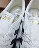 adidas「T头鞋」VL COURT CLASSIC板鞋德训鞋男女阿迪达斯轻运动 汉玉白/黑色/树脂黄   38 实拍图