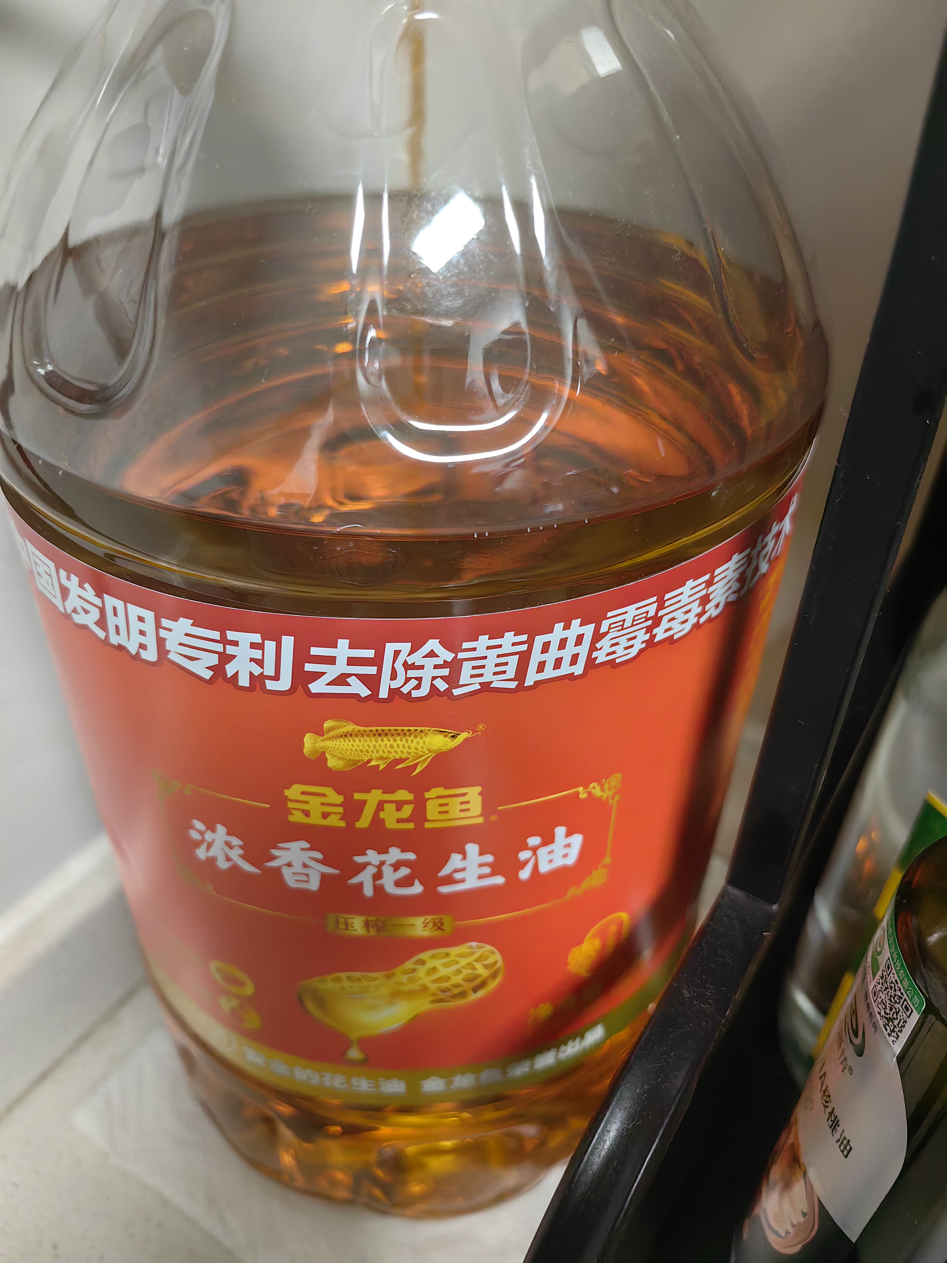 金龙鱼食用油 浓香花生油5L  家用炒菜桶装 5L*2桶 实拍图